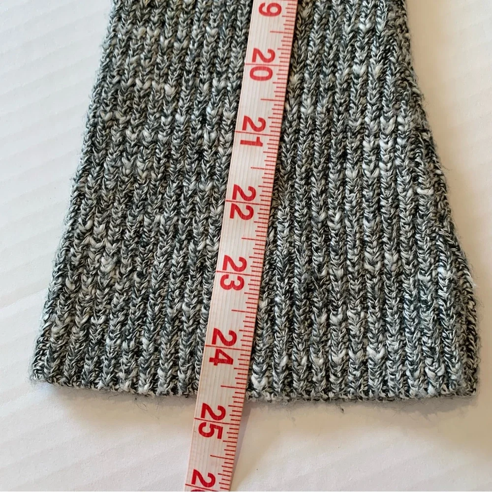 MELROSE & MARKET. Gray Cowl Neck Sweater. Long sleeves.Cotton/Poly/Acrylic blend